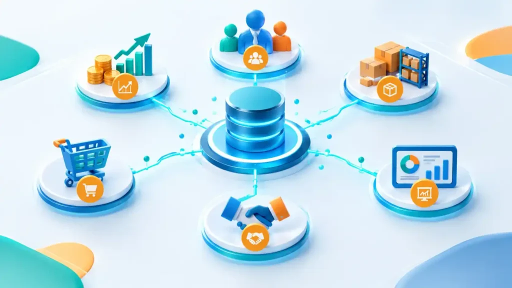 What is an ERP system: guide on how to select an ERP system connecting finance, HR, inventory and sales in one platform