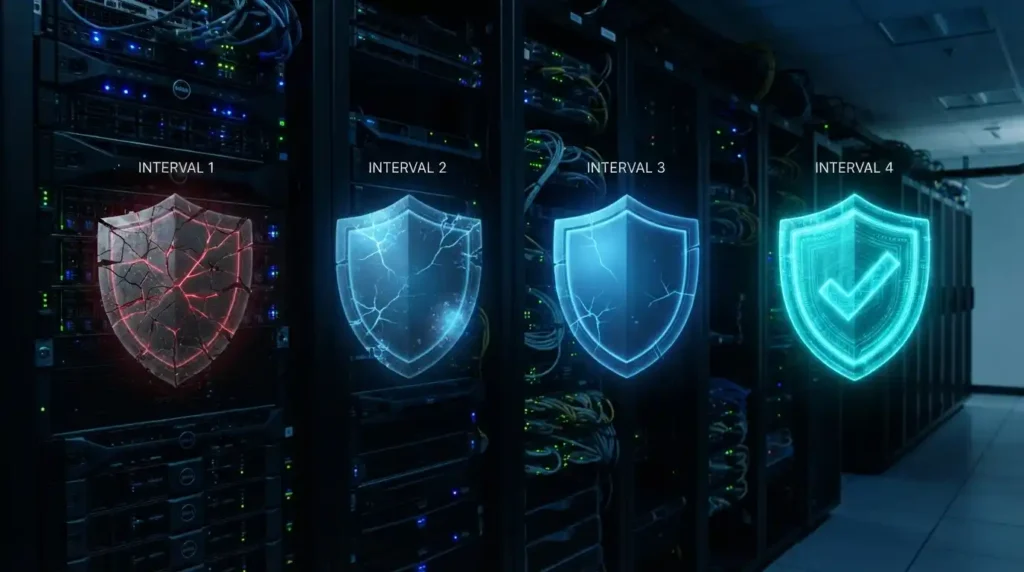 Periodic vulnerability assessment strengthening a digital security shield over time